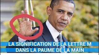 LA SIGNIFICATION DE LA LETTRE M DANS LA PAUME DE LA MAIN c0ns3ils [upl. by Rainger]