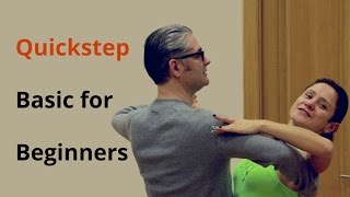 How To Dance Quickstep  Basic Steps for Beginners [upl. by Samford]