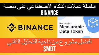 Measurable DataMDT سلسلة عملات الذكاء الاصطناعي المشروع الثالث والافضل من ناحية التحليل التقني [upl. by Canale]