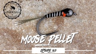 Tying the Moose Pellet Perdigon fly Pattern  Ep169 PF PiscatorFlies [upl. by Isabeau]