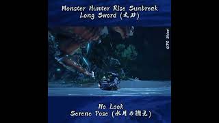 No Look Serene Pose 水月の構え vs Magnamalo Ultimate Attack monsterhunter モンスターハンター [upl. by Aleuqahs]