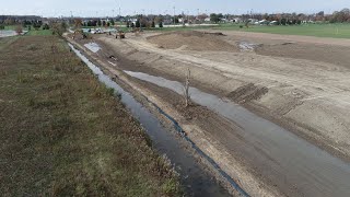 Wolf Creek Stream and Floodplain Restoration  Construction Progress 11323 [upl. by Elbon]