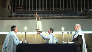 JOG Hagbaha and Gelila Raising and Dressing the Sefer Torah [upl. by Yruama]