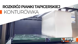 Konturówka do rozkroju pianki poliuretanowej  InfoTEC C FOAM [upl. by Leonteen]