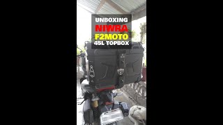 UNBOXING NIWRA F2MOTO 45L PLASTIC TOPBOX [upl. by Ragen]