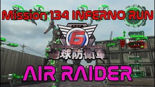 Earth Defense Force 6 INFERNO RUN Mission 134 with AIR RAIDER [upl. by Lesnah]