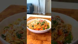 Easy OneTray Baked Orzo Recipe with Roasted Cherry Tomatoes  Creamy amp Flavorful Vegan Dish [upl. by Gough]