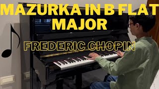 Mazurka in B flat major op 7 no 1  Frédéric Chopin [upl. by Aldrich]