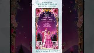 wedding invitation video maker wedding invitation wedding cards marriage invitation card [upl. by Marlo]