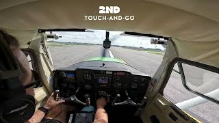 Erics First Solo in a Cessna 150 [upl. by Llenrac]