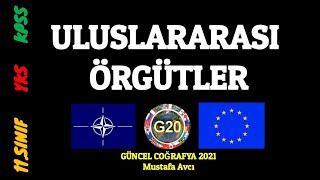 KÃœRESEL VE BÃ–LGESEL Ã–RGÃœTLER ULUSLARARASI Ã–RGÃœTLER 11SINIF COÄžRAFYA AYT KPSS GÃœNCEL COÄžRAFYA [upl. by Bernette875]