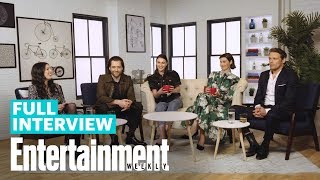 ‘Outlander’ Roundtable Sam Heughan Caitriona Balfe amp More  Entertainment Weekly [upl. by Aljan]