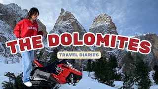 TRAVEL DIARIES  A Road Trip in Italy The Dolomites 🏔️🚗 [upl. by Nayrda]