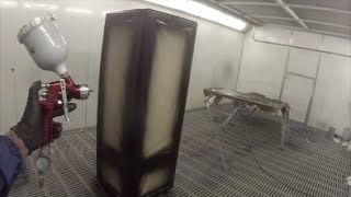 How to Spray Paint a Fridge in Satin Black [upl. by Giza762]