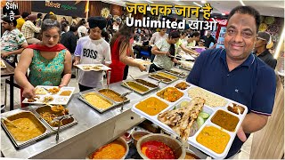 Unlimited Food Buffet at Rs 169 😍 Street Food India  25 Spl Items [upl. by Ara]