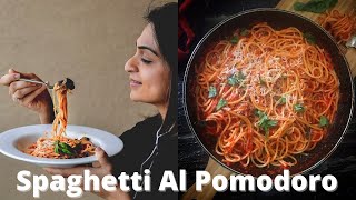 Spaghetti Al Pomodoro  Fresco E Basilico Ricetta  Italian Recipe  Easy Quick Home Made Recipe [upl. by Yrad]