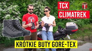 Czy krótkie buty motocyklowe na GoreTex mają sens Testujemy TCX Climatrek Surround GTX [upl. by Engdahl217]