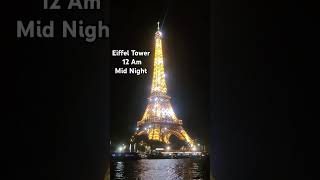 Eiffel Tower Mid Night view france travel eiffeltower shorts [upl. by Harmony]