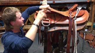 Tack Tip How to Remove Stirrup Leathers from a Saddle [upl. by Noellyn]