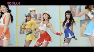 MV FVE DOLLS 파이브돌스  Like This Or That Bugs HD 1080p [upl. by Kehsihba797]