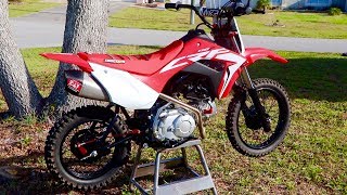 INSANE CRF110F PIT BIKE BUILD  Start to Finish [upl. by Yma]