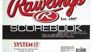 Rawlings System 17 Baseball amp Softball Scorebook 17SB [upl. by Ramoj]