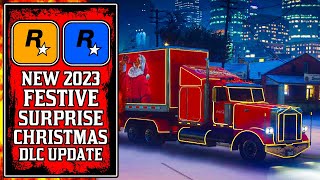 NEW GTA Online CHRISTMAS Update Festive SURPRISE DLC Christmas Truck amp MORE GTA5 New Update [upl. by Lenes]