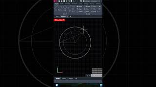 Auto cad 2024 practice circular drawing drawing 20 [upl. by Kulda]