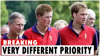 King Charles very different priority while Harry and William were drinking in club [upl. by Dede62]