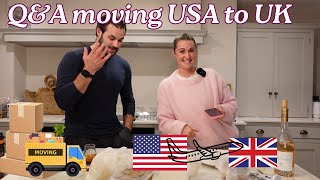 QampA Kyle 🇺🇸 moves to the UK🇬🇧  Caroline amp Kyle [upl. by Mylan]