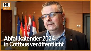 Cottbus  Neuer Abfallkalender 2024 veröffentlicht [upl. by Suollecram]