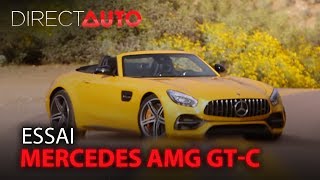 Essai  MERCEDES AMG GTC ROADSTER  encore plus fort [upl. by Enowtna]