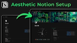 How to make your Notion dashboard more aesthetic like way more [upl. by Lucier]