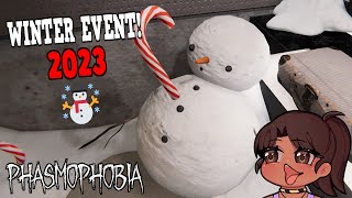 THE NEW WINTER EVENT IN PHASMOPHOBIA IS AMAZING [upl. by Hurlee49]