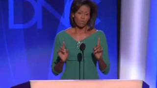 Michelle Obama at the 2008 DNC [upl. by Cartan]