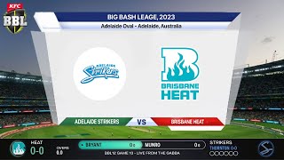 🔴 Live Adelaide Strikers Vs Brisbane Heat Live BBL  STR vs HEA Live  Big Bash League [upl. by Irmine105]