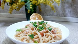 Makarona me Karkaleca  Shrimp Pasta recipe [upl. by Meek736]