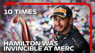 10 Times Lewis Hamilton Was Invincible at Mercedes [upl. by Aloiv460]