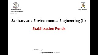 Wastewater Treatment Stabilization Ponds [upl. by Pine]