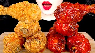 ASMR FRIED CHICKEN 비비큐 황금올리브치킨 양념치킨 먹방 MUKBANG EATING SOUNDS 咀嚼音フライドチキン  ZOEY ASMR [upl. by Liek]