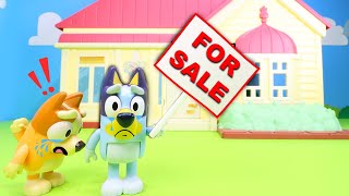 Bluey Gets a New House  Bluey New Home Adventure  Pretend Play With Bluey Toys [upl. by Nnaegroeg]