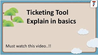 what is a ticketing tool  what is ticketing tool in hindi [upl. by Yclehc]