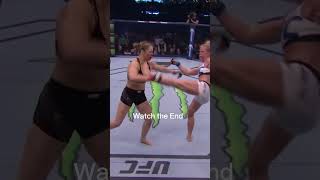 Knockout Moments Ronda Rousey vs Holly Holm UFC Fight Highlights shorts ufc mma [upl. by Salazar]