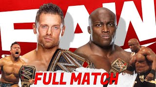 FULL MATCH Bobby Lashley vs The Miz WWE CHAMPIONSHIP lumberjack MATCH RAW 1 March 2021 [upl. by Seif795]