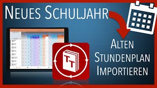 Neues Schuljahr  alten Stundenplan in TeacherTool importieren 📮 [upl. by Zere]