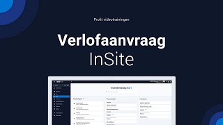 Verlofaanvraag InSite [upl. by Halfon34]