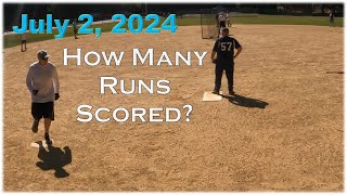 How Many Runs Do You Count WCSAA Softball  July 3 2024 [upl. by Artiek11]