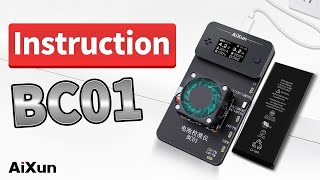 Battery Calibration IPHONE Instruction  How to Calibrate Battery with AiXun BC01 [upl. by Ruomyes]