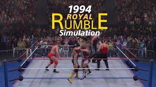 1994 Royal Rumble Simulation  WWE 2K23 [upl. by Joby]