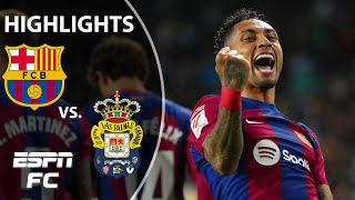 Barcelona vs Las Palmas  LALIGA Highlights  ESPN FC [upl. by Eekorehc]